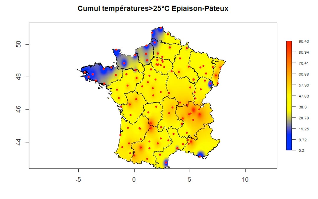 satfarming canicule et poid du blé