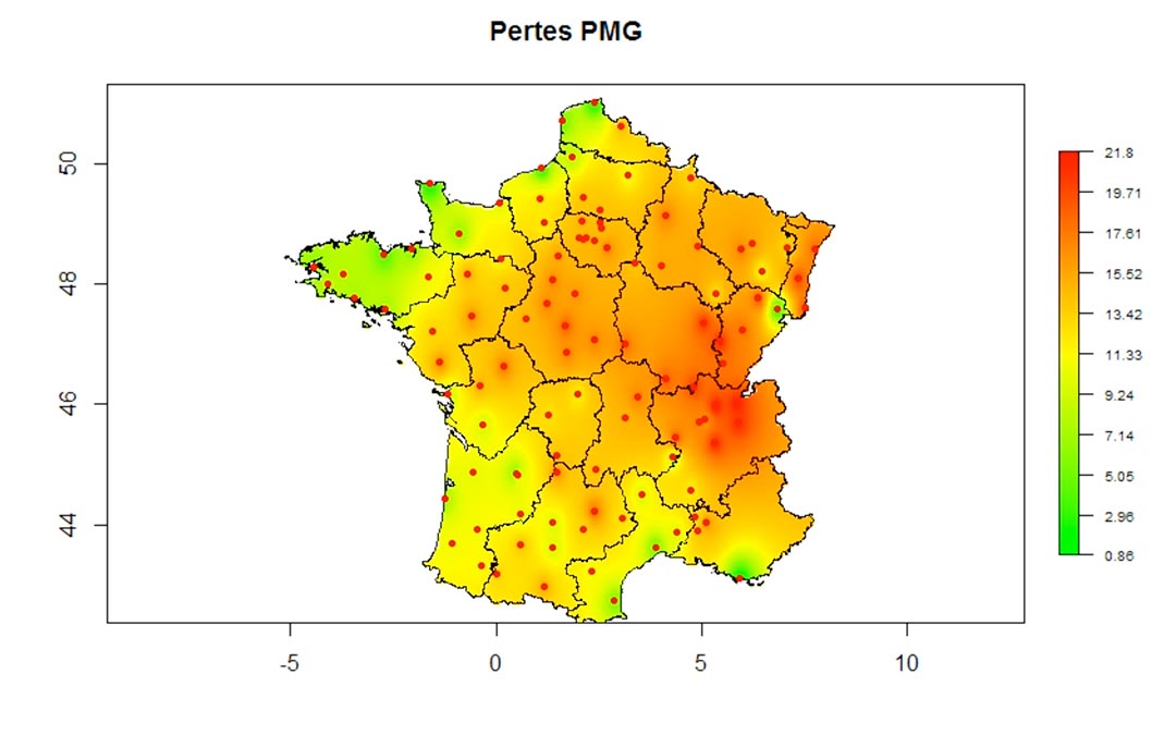 satfarming canicule et poid du blé