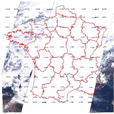 2016 Sentinel 2 images over France